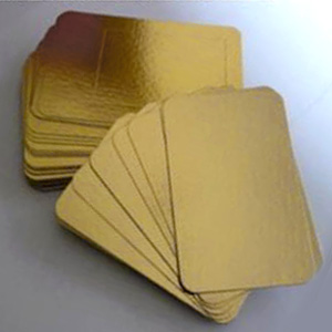 64173. Подложка картонная прямоуг.45х65 см.золото (пакет 50 шт.)