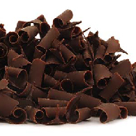 70423. Украшение шоколадное СТРУЖКА темная 9 мм (короб 12 кг.)