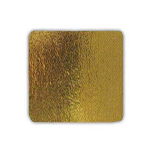 64171. Подложка картонная квадратная 21х21 см.золото (пакет 50 шт.)
