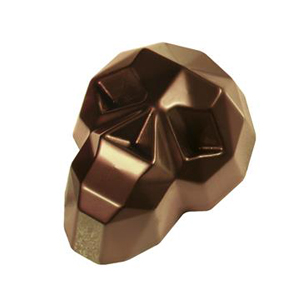 MA1017. Форма для шоколадных конфет ПРАЛИНЕ череп ( 1 шт.)